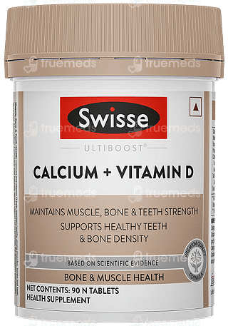Swisse Ultiboost Calcium + Vitamin D Tablet 90