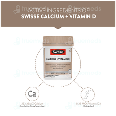Swisse Ultiboost Calcium + Vitamin D Tablet 90