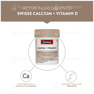 Swisse Ultiboost Calcium + Vitamin D Tablet 90