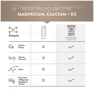 Swisse Ultiboost Magnesium Calcium + D3 Tablet 60