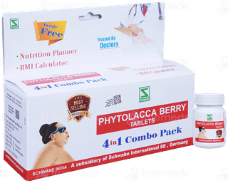 Dr Willmar Schwabe Phytolacca Berry Tablet 20Gm 4 In 1 Combo Pack