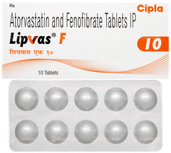 Lipvas F 10 Tablet 10