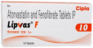 Lipvas F 10 Tablet 10