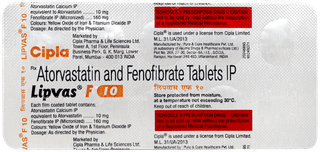 Lipvas F 10 Tablet 10