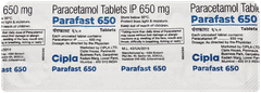 Parafast 650 Tablet 10