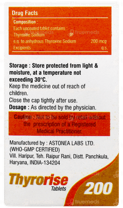 Thyrorise 200 Tablet 120 Thyrorise 200 Tablet 120