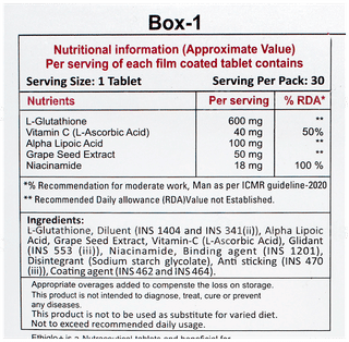 Ethiglo Plus Pack Of 60 Tablet
