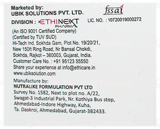 Ethiglo Plus Pack Of 60 Tablet