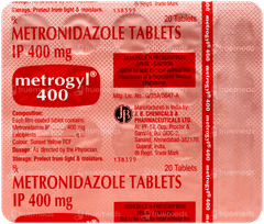 Metrogyl 400 Tablet 20 Metrogyl 400 Tablet 20