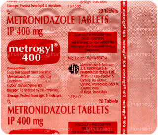 Metrogyl 400 Tablet 20