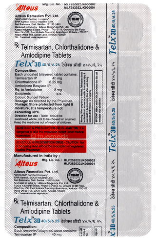 Telx 3d 40/5/6.25 Tablet 15