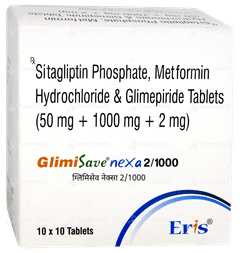 Glimisave Nexa 2/1000 Tablet 10 Glimisave Nexa 2/1000 Tablet 10