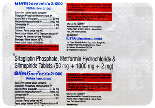 Glimisave Nexa 2/1000 Tablet 10