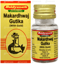 Baidyanath Makardhwaj Gutika With Gold Tablet 20