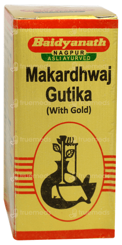 Baidyanath Makardhwaj Gutika With Gold Tablet 20