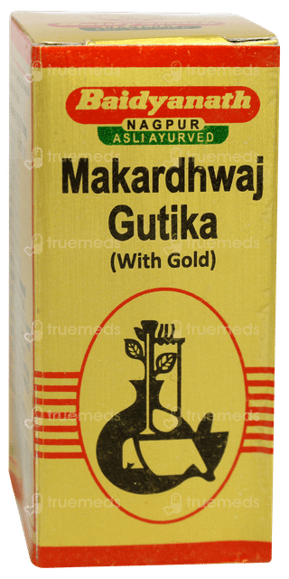 Baidyanath Makardhwaj Gutika With Gold Tablet 20