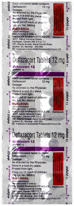 Orthocort 12 Tablet 10