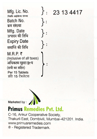 Telmiprime 80 H Tablet 15