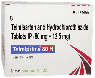 Telmiprime 80 H Tablet 15