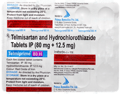 Telmiprime 80 H Tablet 15