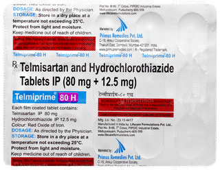 Telmiprime 80 H Tablet 15