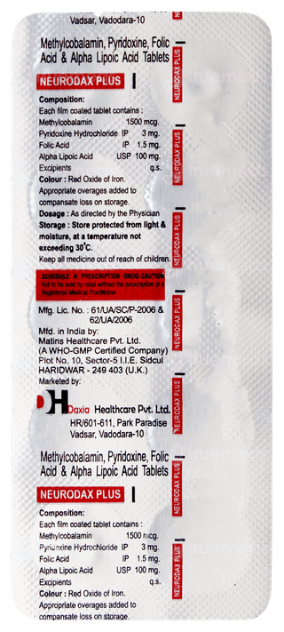 Neurodax Plus Tablet 10