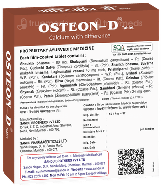 Sandu Osteon D Tablet 30