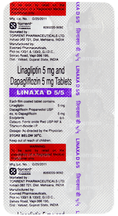 Linaxa D 5/5 Tablet 10