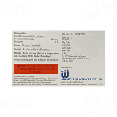Sevza 400mg Tablet 10 Sevza 400mg Tablet 10