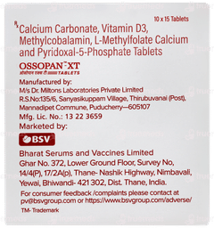 Ossopan Xt Tablet 15