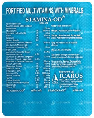 Stamina Od Tablet 20
