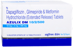 Azulix Dm 10/2/500 Tablet 10 Azulix Dm 10/2/500 Tablet 10
