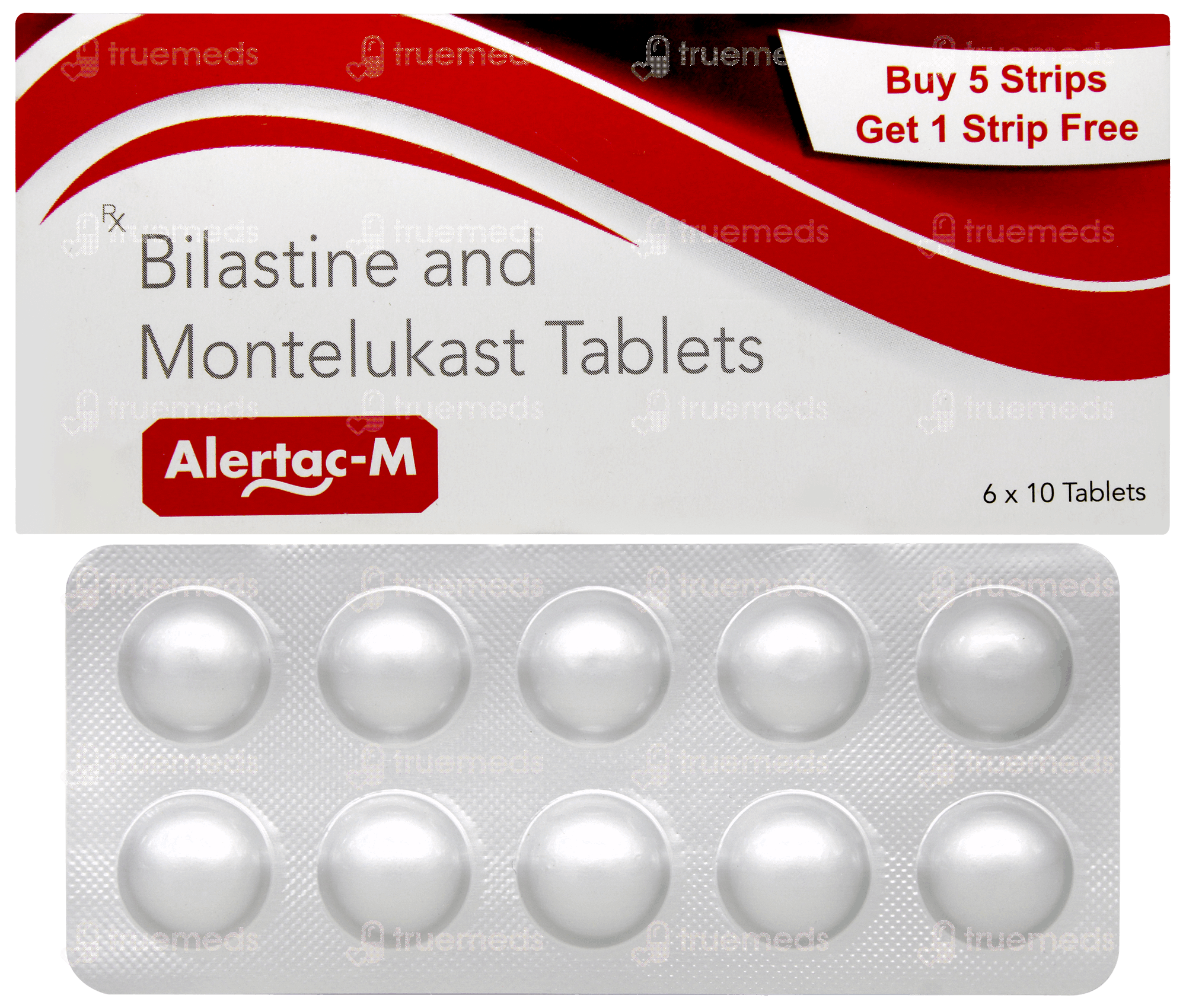 Alertac M 20mg10mg Tablet 10 - Uses, Side Effects, Dosage, Price | Truemeds