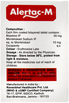 Alertac M 20mg/10mg Tablet 10