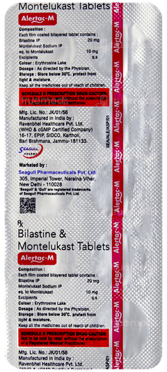 Alertac M 20mg/10mg Tablet 10