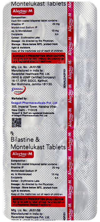 Alertac M 20mg/10mg Tablet 10