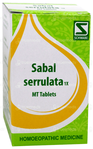 Dr Willmar Schwabe Sabal Serrulata 1x Mt Tablet 20gm