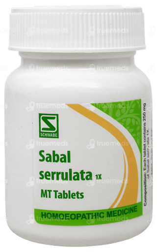 Dr Willmar Schwabe Sabal Serrulata 1x Mt Tablet 20gm