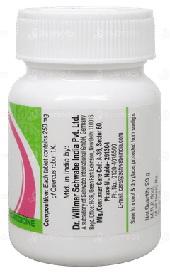 Dr Willmar Quercus Robur 1x Mt Tablet 20gm