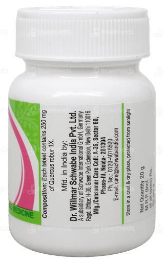 Dr Willmar Quercus Robur 1x Mt Tablet 20gm