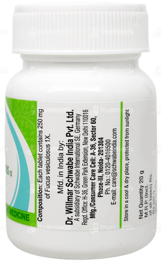 Dr Willmar Fucus Vesiculosus 1x Tablet 20gm