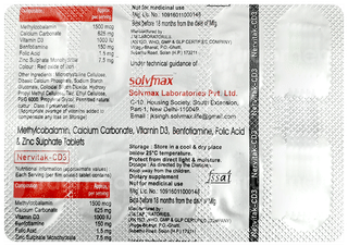 Nervitak Cd3 Tablet 10