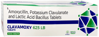 Clavamoxy 625 Lb Tablet 10