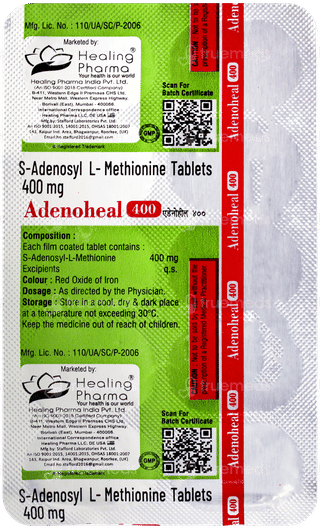 Adenoheal 400Mg Tablet 10