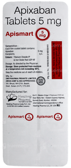 Apismart 5Mg Tablet 10 Apismart 5Mg Tablet 10