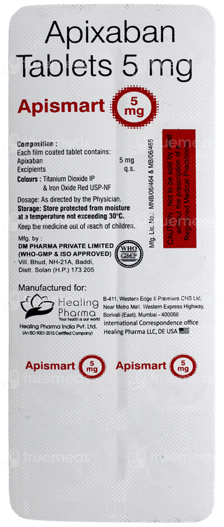 Apismart 5Mg Tablet 10