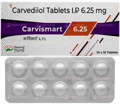 Carvismart 6.25 Tablet 10 Carvismart 6.25 Tablet 10