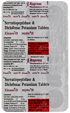 Zinase D Tablet 15