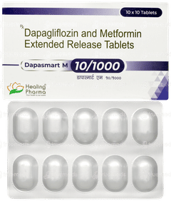 Dapasmart M 10/1000 Tablet 10 Dapasmart M 10/1000 Tablet 10