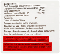 Dapasmart M 10/1000 Tablet 10